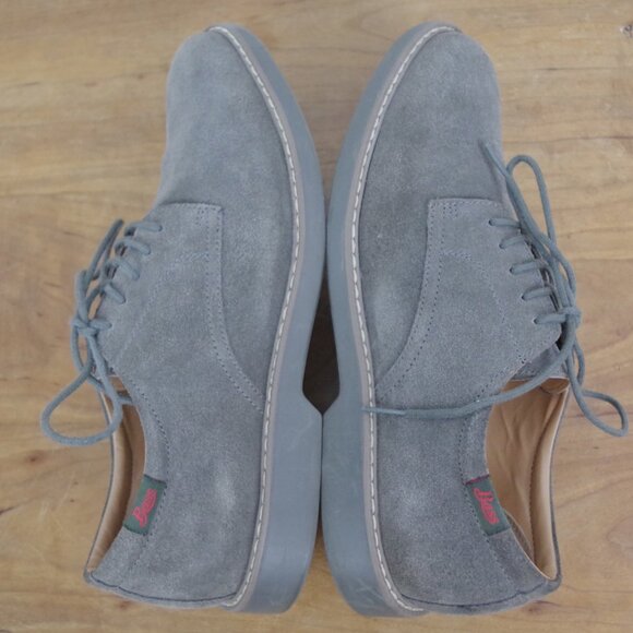 Bass Pasadena Grey Suede Derby Shoes Size 8 - Picture 5 of 8